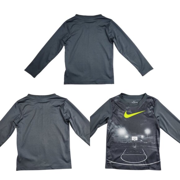 Nike Boys Size 7 Athletic Bundle Shorts, Tees & Long Sleeve Performance Shirt - Picture 7 of 14